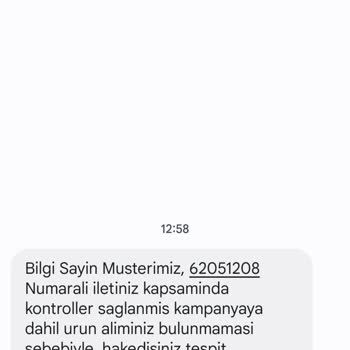 Migros Sanal Market Hediye Ürün Ücret Düşmedi