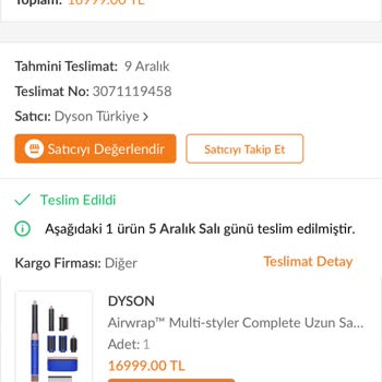 Dyson Müşteri Hizmetlerine Bağlanamıyorum