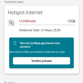 Vodafone Sınırsız İnternet Diye Hotspot Adı Altında Sınırlı İnternet Verdiler