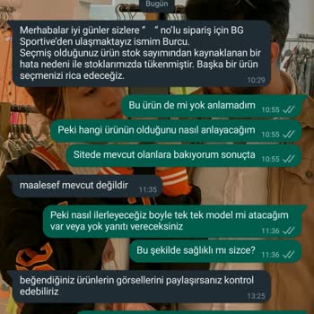 B&G Sportive Hediye Ayakkabı Değişiminde Yaşanan Sorunlar