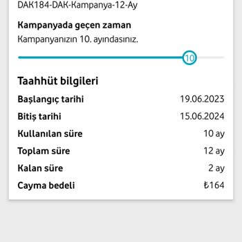 Vodafone Bitmeyen Taahhüdü Bitmiş Olarak Gösteriyor