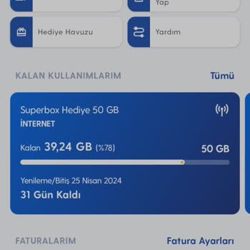 Turkcell Superbox İnternet Kota Sorunu