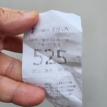 Lüleburgaz Garanti Bankası HGS Etiketi Yokmuş