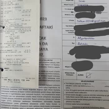 A101'den Alınan APEC APX5 150CC Maxi Scooter Tarafıma Teslim Edilmedi.