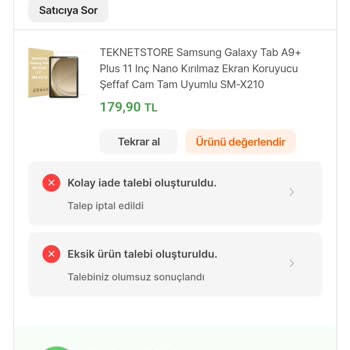 Hepsiburada Hatalı Ürün Ve İade Sorunuyla Karşı Karşıya Kaldım
