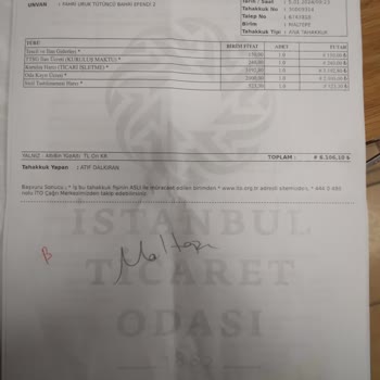 İstanbul Ticaret Odası Selam İstanbul Ticaret