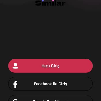 Similar Uygulamasına Giriş Yapamıyorum Yardımcı Olur Musunuz? Lütfen