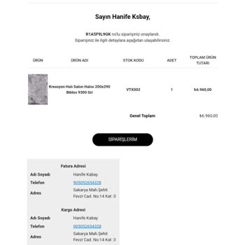 Halıvitrini.com Mağdur Ediyor