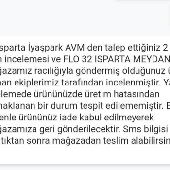FLO Ayakkabı Hüsrana Uğratan Ayakkabı Deneyimi