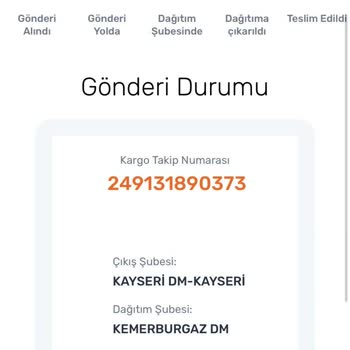 Sendeo Kargo Teslim Etmiyor