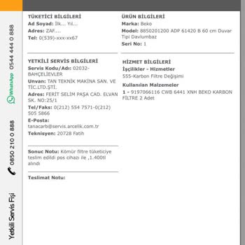 Beko'dan İade Talebi