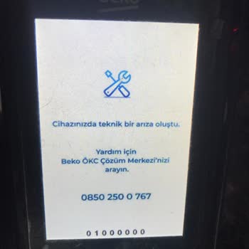 Beko 300TR Cihazınızda Teknik Bir Arıza Oluştu