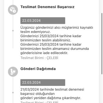 MNG Kargo Dağıtıma Çıkarmadan İade Ediyor