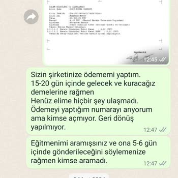Metalife Pilates Ekipman 45 Gün Oldu Hala Daha Siparişlerim Gelmedi.