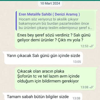 Metalife Pilates Ekipman 45 Gün Oldu Hala Daha Siparişlerim Gelmedi.