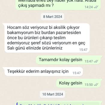 Metalife Pilates Ekipman 45 Gün Oldu Hala Daha Siparişlerim Gelmedi.