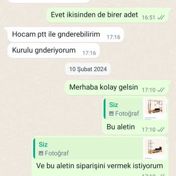 Metalife Pilates Ekipman 45 Gün Oldu Hala Daha Siparişlerim Gelmedi.