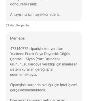 Yurt Dışına Çanta Hepsiburada'dan Alma