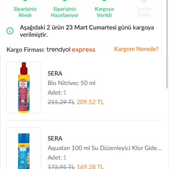Trendyol Express Trendyol Siparişim Nerede? Kargo Süreci Sorunu