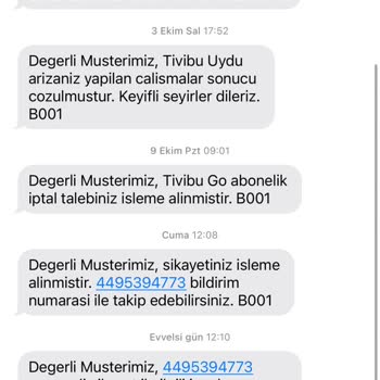 Türk Telekom Tivibu Cihaz İadesi