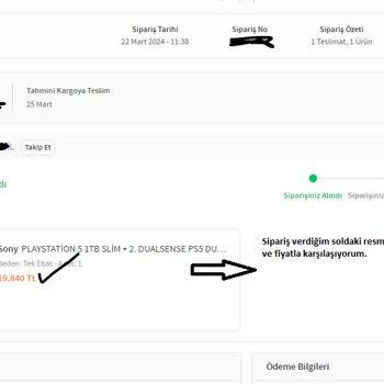 Trendyol Sahte Satıcı Hesap Üzerinden Satış Yapıyor