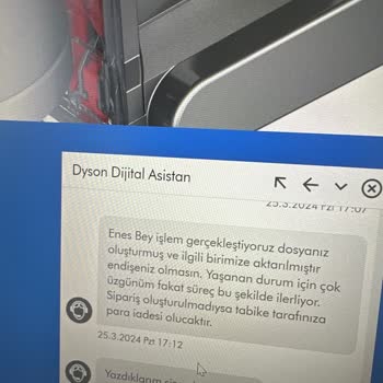 Yüksek Tutarlı Dyson.com.tr Siparişimde Bilgi Ve İade Yok!