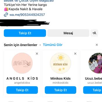 Minik Kids (Instagram: Minikkiids) Ürünün Arkasında Durmuyor!