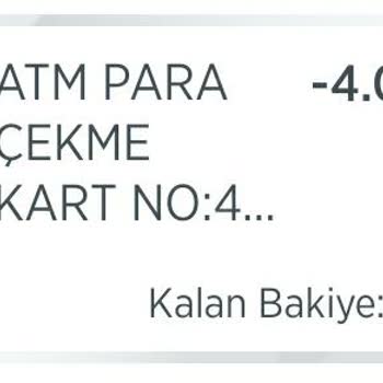 Ziraat ATM Paramı Vermedi!