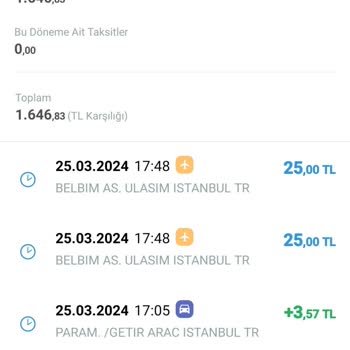 İETT - İstanbul Elektrik Tramvay Tünel 133 Numaralı Hatta İki Kere Ücret Kesintisi Ve İade Talebi