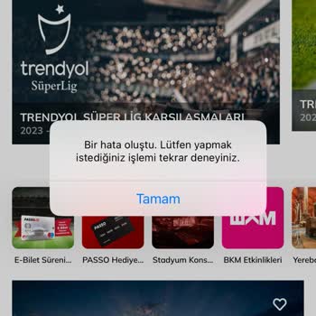 Passolig Paşam Uygulaması Sorunu