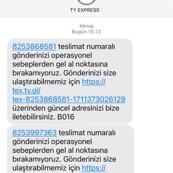 Trendyol Express Bursa Yeşil Şube 7/24 Otomatlara Kargoları Bırakmıyor