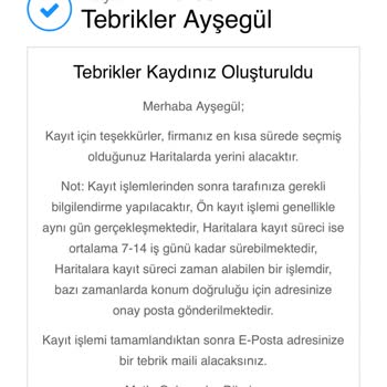 Yandex Harita Merkez Şikayeti