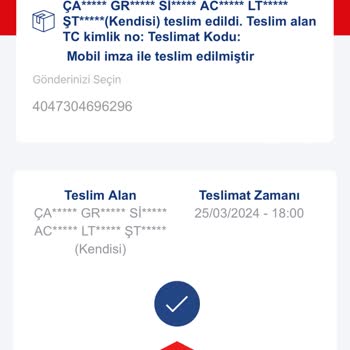 Aras Kargo Kargom Teslim Edildi Görünüyor Ama Bana Kargo Gelmiyor.