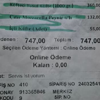 Köfteci Yusuf Müşteri Temsilcisi Kaba Davranışı