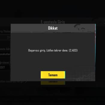 PUBG (Pubgmobile.com) Hesabıma Giriş Yapamıyorum