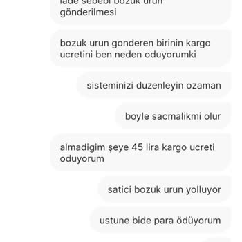 Gardrops İade Kargo Parası Alıyor!