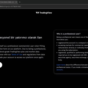 TradingView Deneme Sürecinde Reklam Sorunu Yaşanıyor