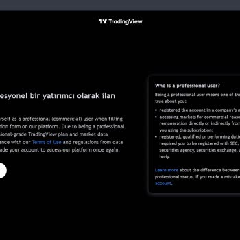 TradingView Deneme Sürecinde Reklam Sorunu Yaşanıyor