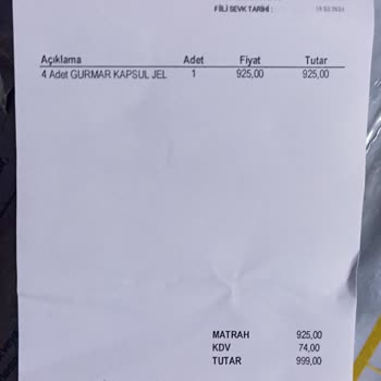 Glimmera Yanlış Ürün Gönderdi