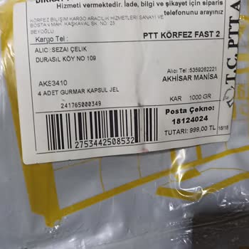 Glimmera Yanlış Ürün Gönderdi