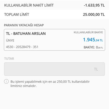 Denizbank Kredi Kartı Nakit Avans Çekme Sorunu