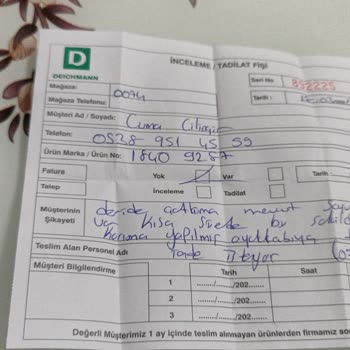 Deichmann Garantiye Giden Ürün