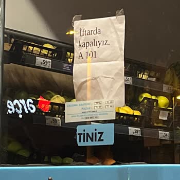 A101 İftarda Marketler Kapalı?