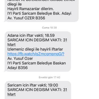 Adana Sarıçam Belediyesi İletişim Şikayeti
