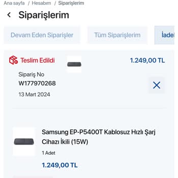 D&R İade Kabul Etmedi Müşteri Ürün Yorumumu Sildi