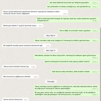 Ege Yöresel Pazar Web Sitesi Üzerinden Yapılan Alışveriş Sonrası İade Sorunları