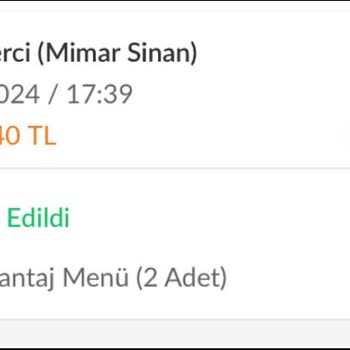 Trendyol Üzerinden Usta Dönerci Siparişinde Ödemem İade Edilmedi