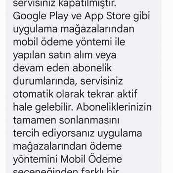 Vodafone Faturama Yansıyan Beklenmedik Ücret!