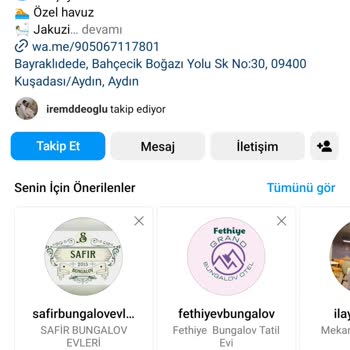 Artemis Bungalov Bungalov İşletmesi Şikayeti