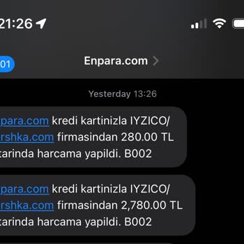 Iyzico/Bershka.com İzinsiz Kredi Kartı Çekimi
